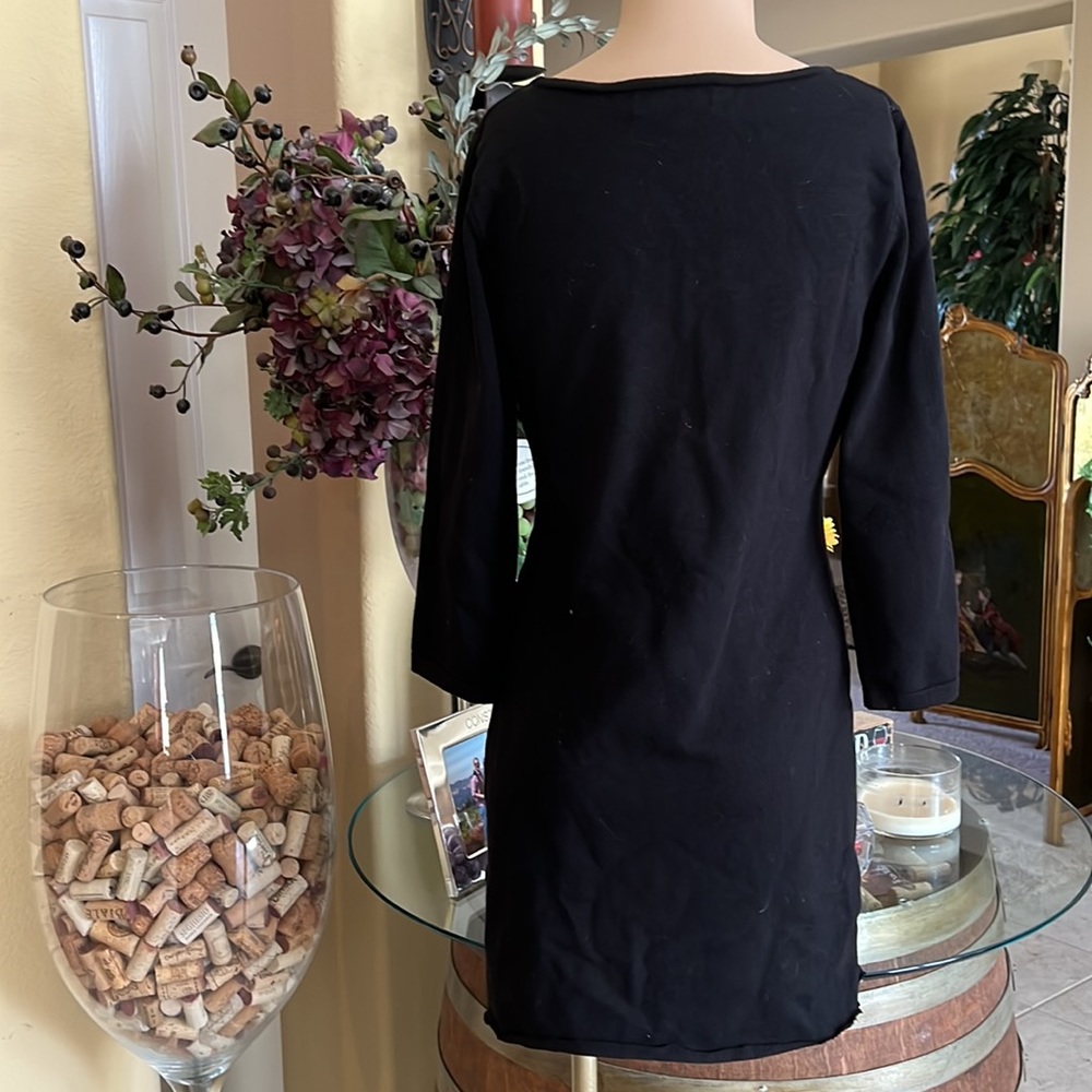 Black and beige nine W. sweater dress size small - Picture 6 of 11